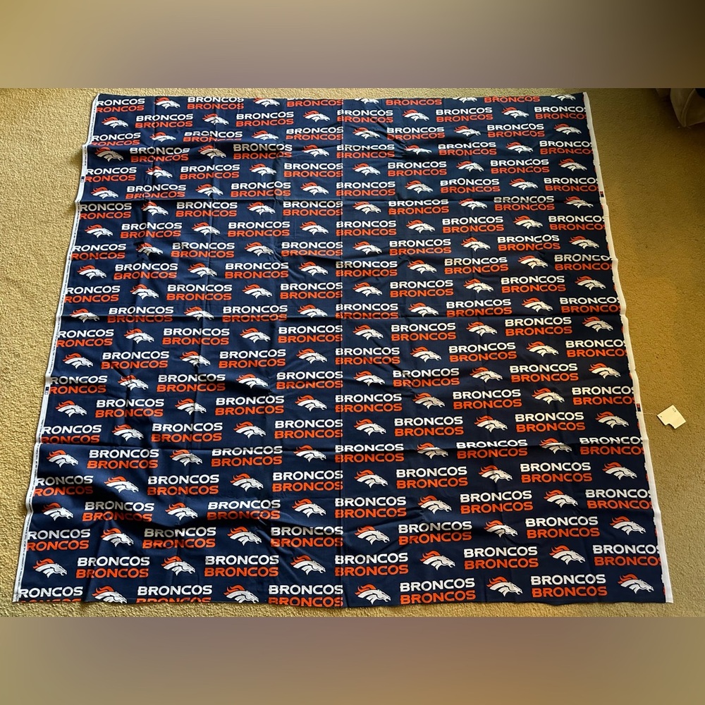 VINTAGE Bronco NFL material-2 pieces